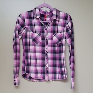 Soft Purple Flannel Button Up